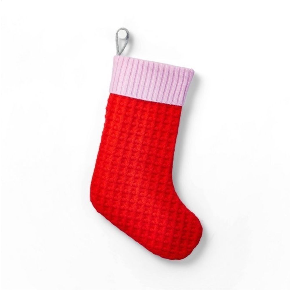 LEGO x Target 20” Textural Color Block Sweater Knit Holiday Stocking
